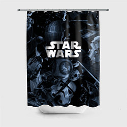 Шторка для душа Star wars персонажи из звездных войн, цвет: 3D-принт
