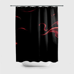 Шторка для душа Color red abstraction, цвет: 3D-принт