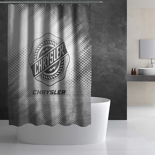 Шторка для ванной Chrysler - white gradient / 3D-принт – фото 2
