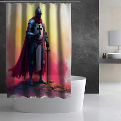 Шторка для душа Госпитальер, цвет: 3D-принт — фото 2