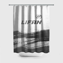 Шторка для душа Lifan - white gradient посередине, цвет: 3D-принт