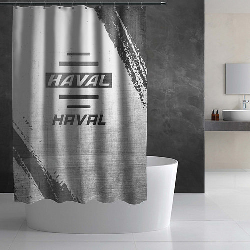 Шторка для ванной Haval - white gradient / 3D-принт – фото 2