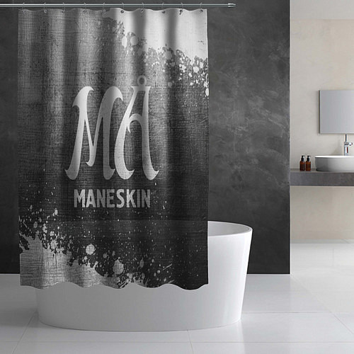 Шторка для ванной Maneskin - grey gradient / 3D-принт – фото 2