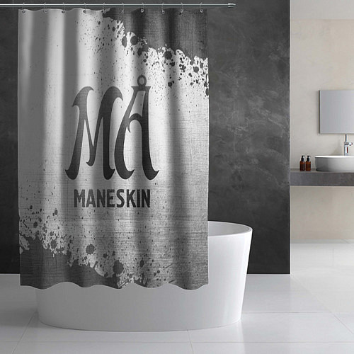 Шторка для ванной Maneskin - white gradient / 3D-принт – фото 2