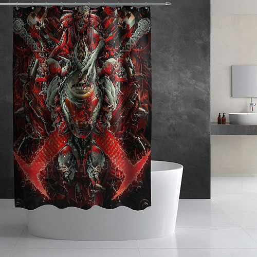 Шторка для ванной Doom постер к игре / 3D-принт – фото 2