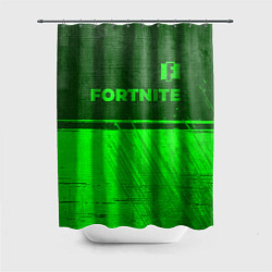 Шторка для душа Fortnite - green gradient посередине, цвет: 3D-принт