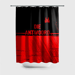 Шторка для ванной Die Antwoord - red gradient посередине