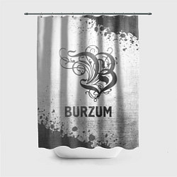 Шторка для душа Burzum - white gradient, цвет: 3D-принт