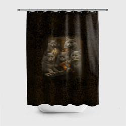 Шторка для душа Когда Наташа музыкант, цвет: 3D-принт