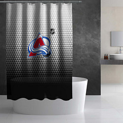 Шторка для душа Колорадо Эвеланш - черный градиент, цвет: 3D-принт — фото 2