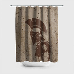 Шторка для душа Спарта, цвет: 3D-принт