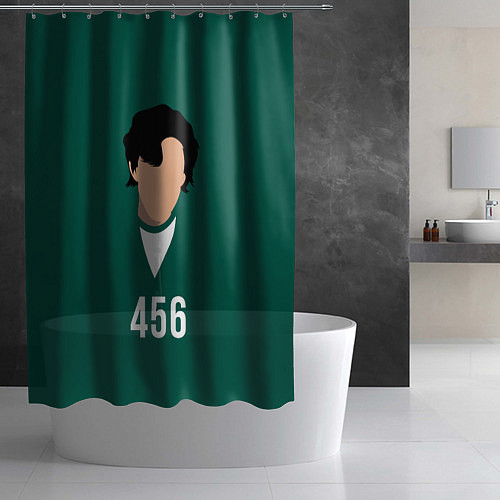 Шторка для ванной Сон Ки Хун 456 / 3D-принт – фото 2