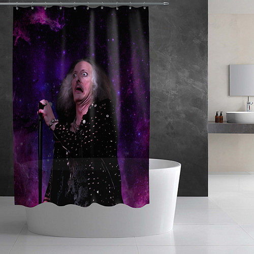 Шторка для ванной Бобби Либлинг - Рокер с выпученными глазами / 3D-принт – фото 2