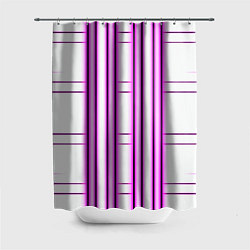 Шторка для душа Neon pink, цвет: 3D-принт