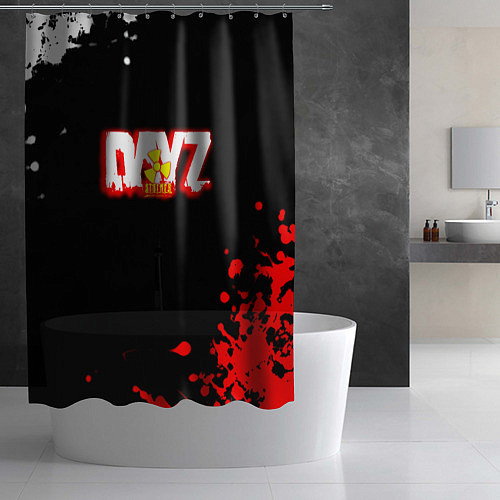 Шторка для ванной Dayz x stalker / 3D-принт – фото 2