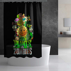 Шторка для душа I push my fingers into my eyes, цвет: 3D-принт — фото 2