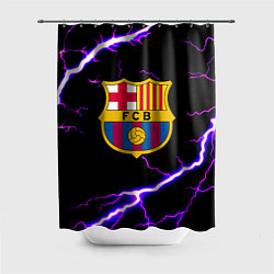 Шторка для душа Barcelona neon storm, цвет: 3D-принт