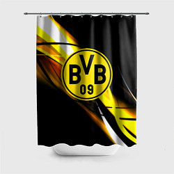 Шторка для душа Borussia спортивная геометрия, цвет: 3D-принт