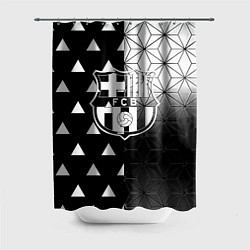 Шторка для душа Barcelona geometry black, цвет: 3D-принт
