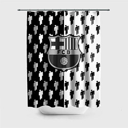 Шторка для душа Barcelona спортивный паттерн, цвет: 3D-принт
