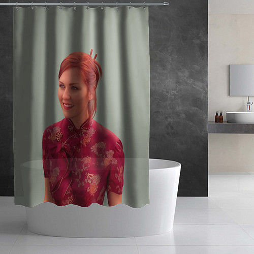 Шторка для ванной Мэри Джейн Kirsten Dunst / 3D-принт – фото 2