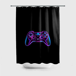 Шторка для душа Gamepad, цвет: 3D-принт