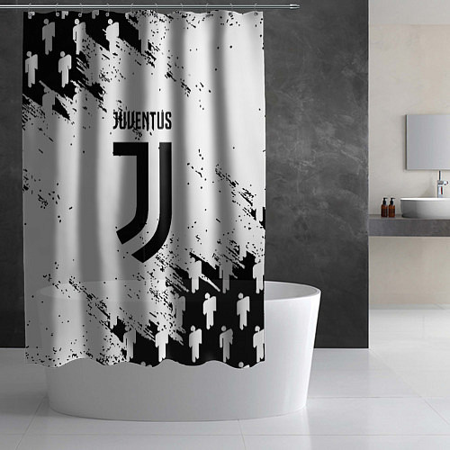 Шторка для ванной Juventus люди спорт / 3D-принт – фото 2