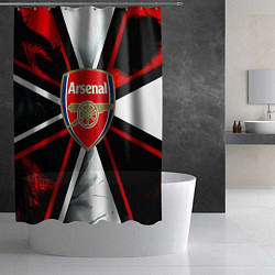 Шторка для душа Arsenal umbrella corp, цвет: 3D-принт — фото 2