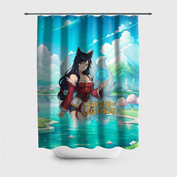 Шторка для душа Ahri League of Legends, цвет: 3D-принт