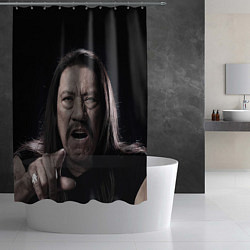 Шторка для душа Danny Trejo, цвет: 3D-принт — фото 2