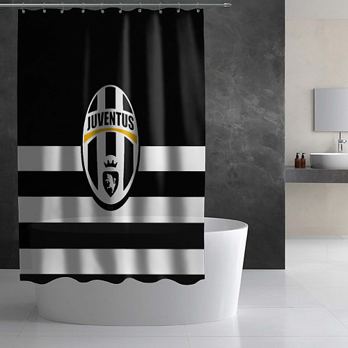 Шторка для ванной Juventus линии / 3D-принт – фото 2