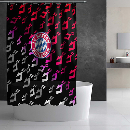 Шторка для ванной Бавария Мюнхен jojo anime / 3D-принт – фото 2