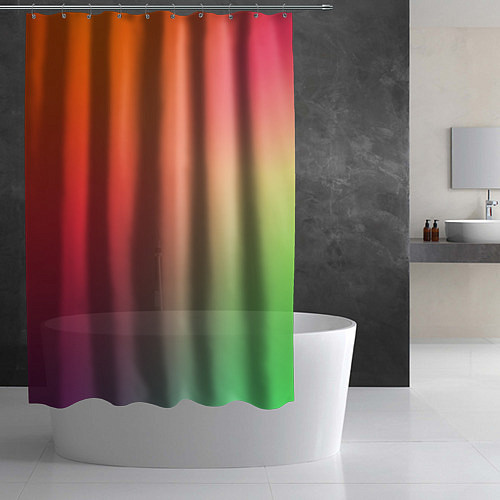 Шторка для ванной Color multicolored / 3D-принт – фото 2