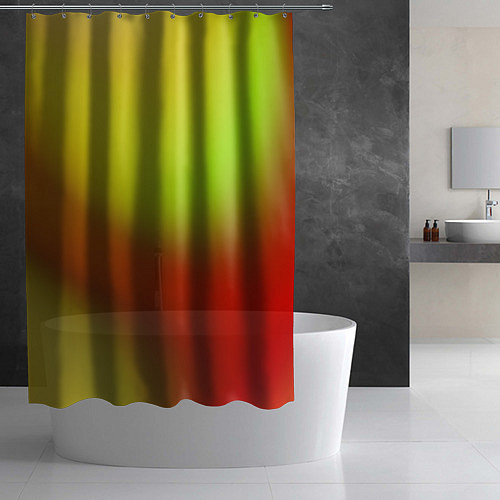 Шторка для ванной Color multicolored gradient / 3D-принт – фото 2