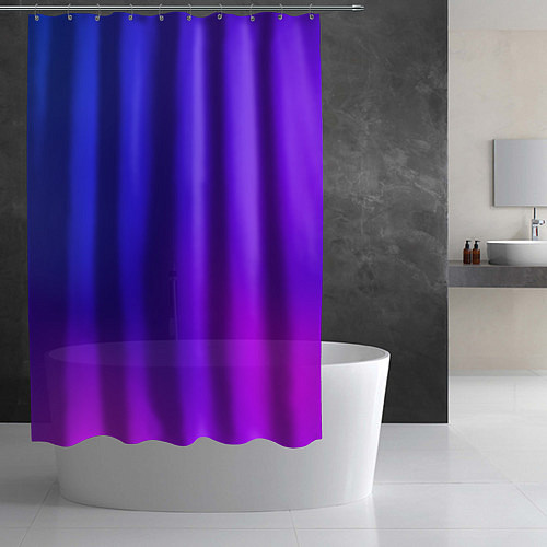 Шторка для ванной Color multicolored gradient / 3D-принт – фото 2