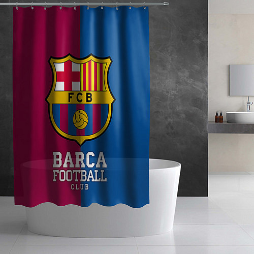 Шторка для ванной Barca Football / 3D-принт – фото 2
