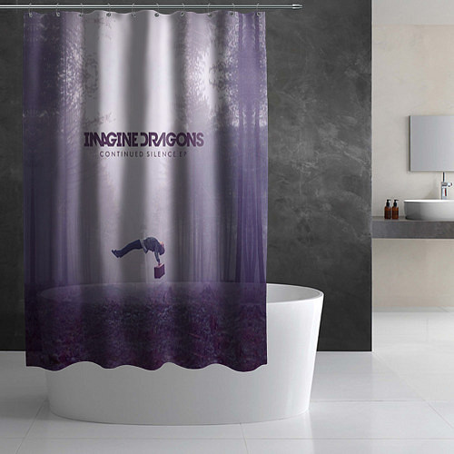 Шторка для ванной Imagine Dragons: Silence / 3D-принт – фото 2