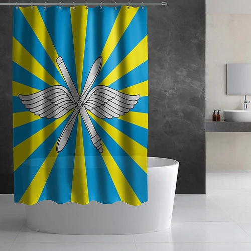 Шторка для ванной Флаг ВВС / 3D-принт – фото 2