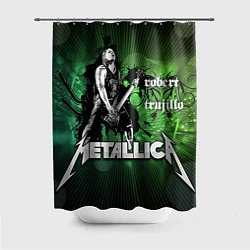 Шторка для душа Metallica: Robert Trujillo, цвет: 3D-принт