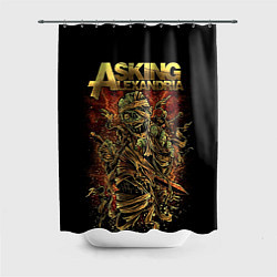 Шторка для душа Asking Alexandria, цвет: 3D-принт