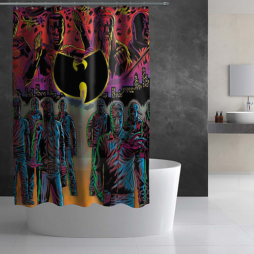Шторка для ванной Wu-Tang Clan: City / 3D-принт – фото 2