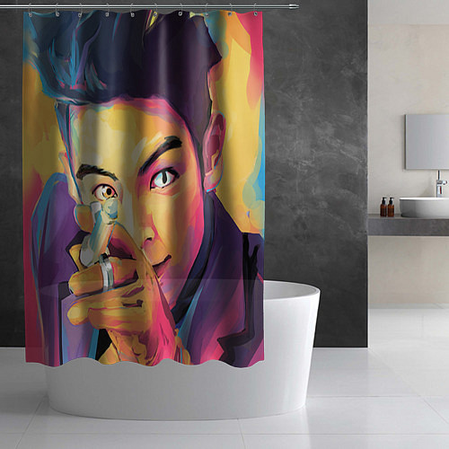 Шторка для ванной Big Bang Art / 3D-принт – фото 2