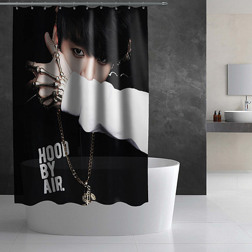 Шторка для ванной BTS: Hood by air / 3D-принт – фото 2