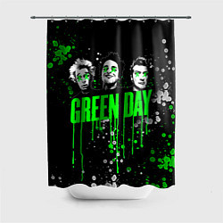 Шторка для душа Green Day: Acid Colour, цвет: 3D-принт