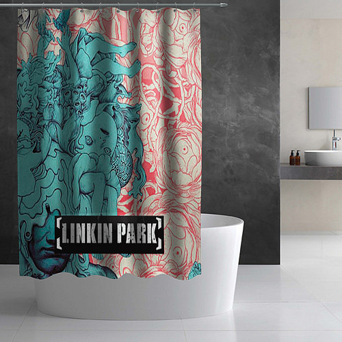 Шторка для ванной Linkin Park: Sky Girl / 3D-принт – фото 2