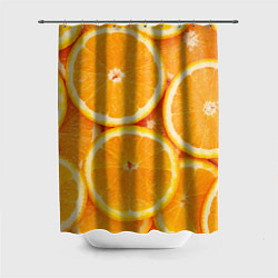 Шторка для душа Апельсинчик, цвет: 3D-принт