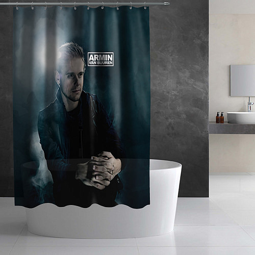 Шторка для ванной Armin Van Buuren / 3D-принт – фото 2
