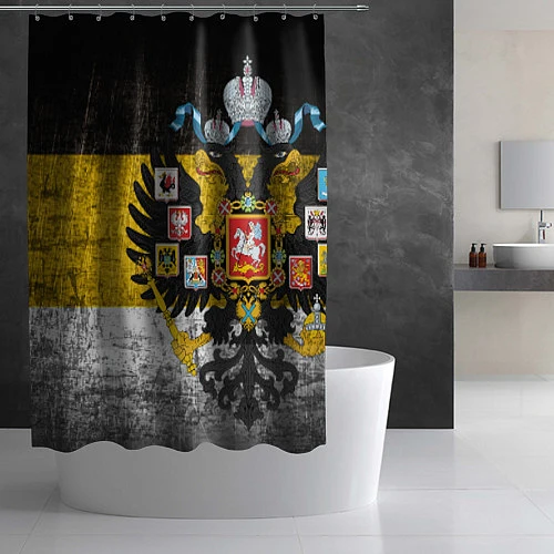 Шторка для ванной Имперский флаг / 3D-принт – фото 2