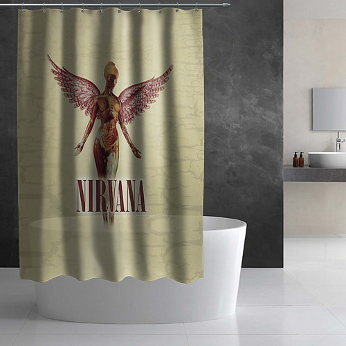 Шторка для ванной Nirvana Angel / 3D-принт – фото 2