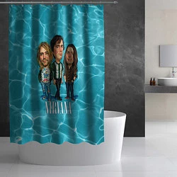 Шторка для душа Nirvana: Water, цвет: 3D-принт — фото 2